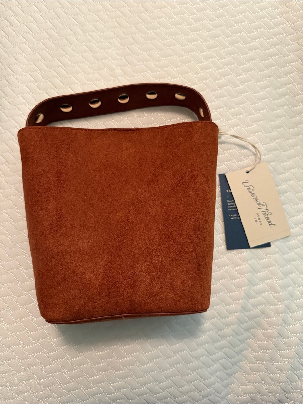 Universal Thread Brown Suede Mini Bucket Bag